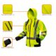 Hanorac de lucru, reflectorizant, galben, model Visibility, marimea S/48, NEO - imagine 3