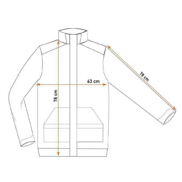 Hanorac de lucru, reflectorizant, galben, model Visibility, marimea XL/56, NEO - imagine 6