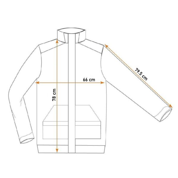 Hanorac de lucru, reflectorizant, galben, model Visibility, marimea XXL/58, NEO - imagine 6