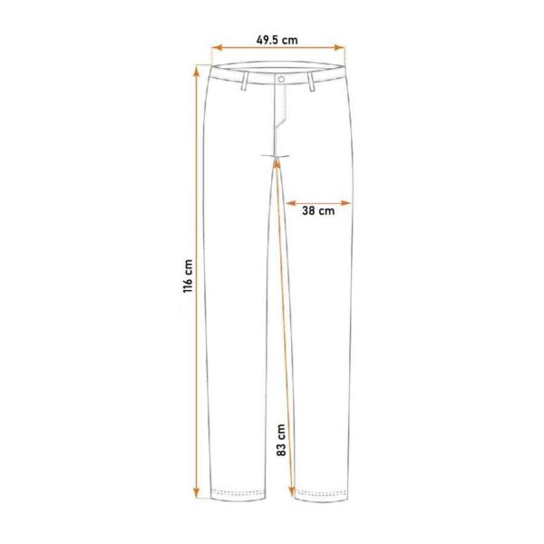 Pantaloni de lucru, reflectorizanti, impermeabili, galben, model Visibility, marimea XXL/58, NEO - imagine 8