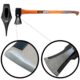 Topor pentru despicat, coada fibra, maner cauciucat, 2 kg, 8.5x88 cm, Richmann Exclusive - imagine 2