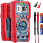 Multimetru digital AstroAI M4KOR, TRMS 4000, Ohmmetru, Voltmetru 1,5V   9V   12V, Masurare fara contact, Lanterna