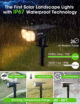 Set 2 bucati Lampa solara LITOM LTCD190, 12 leduri, IP67 lumina Alba Rece, senzor de lumina - imagine 5