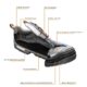 Pantofi de lucru din piele de caprioara, S1P, SRA, marimea 40, NEO - imagine 5