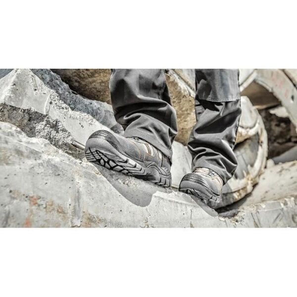 Pantofi de lucru din piele de caprioara, S1P, SRA, marimea 41, NEO - imagine 4
