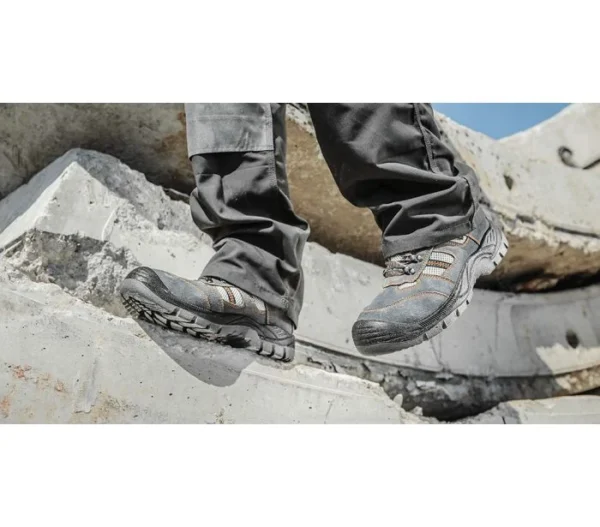 Pantofi de lucru din piele de caprioara, S1P, SRA, marimea 41, NEO - imagine 8