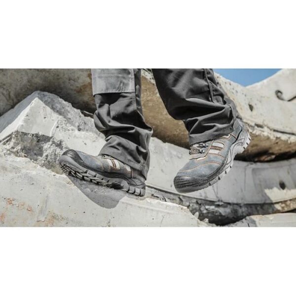 Pantofi de lucru din piele de caprioara, S1P, SRA, marimea 41, NEO - imagine 2