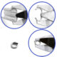 Cleste pentru legat gardul, cu capse, sarma, Rapid - imagine 5