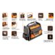 Geanta scule, cu maner, max 25 kg, 47x26x39 cm, NEO - imagine 2