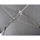 Umbrela balcon/terasa, Jumi, cu manivela, antracit, 220x130x240 cm - imagine 6