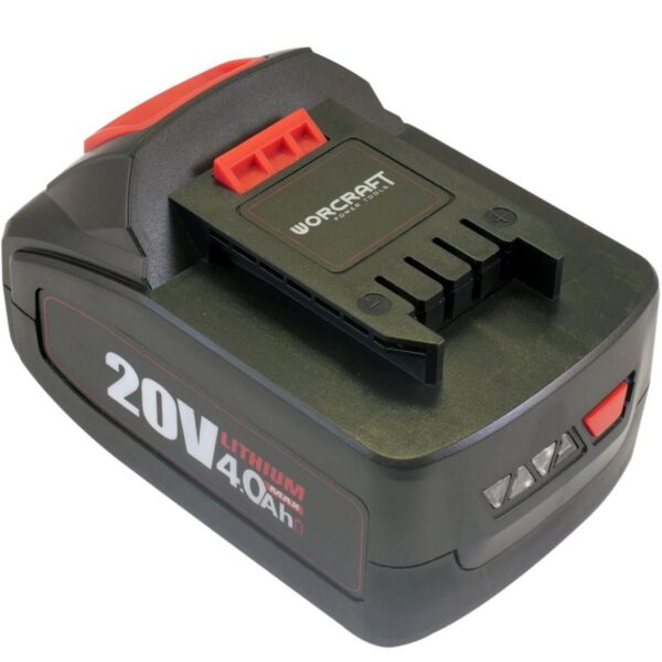 Masina de insurubat de impact, cu acumulator 4 Ah, incarcator 20V Li-ion, 350 Nm, 1/2", Worcraft - imagine 3