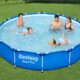 Piscina structura metalica, rotunda, albastru, 366x76 cm, Bestway Steel Pro - imagine 3