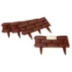 Gard de gradina decorativ, cu iluminare solara, set 4 buc, 42x29 cm - imagine 12