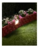 Gard de gradina decorativ, cu iluminare solara, set 4 buc, 42x29 cm - imagine 10