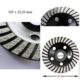 Disc diamantat turbo, beton, taiere uscata, 125 mm/22.23 mm, Richmann Exclusive - imagine 3