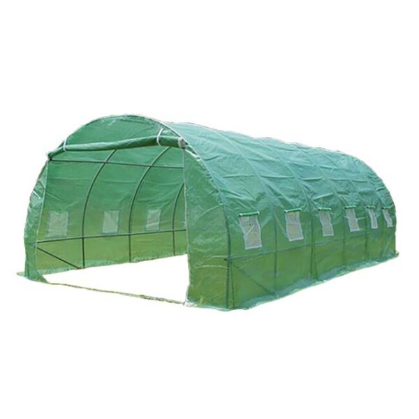 Sera de gradina, tip tunel, 10 ferestre, folie, 6x3x2 m, Strend Pro - imagine 1