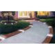 Bordura decorativa, efect caramida, 2 x lampa LED cu iluminare solara, set 10 buc, 2.1 m - imagine 3