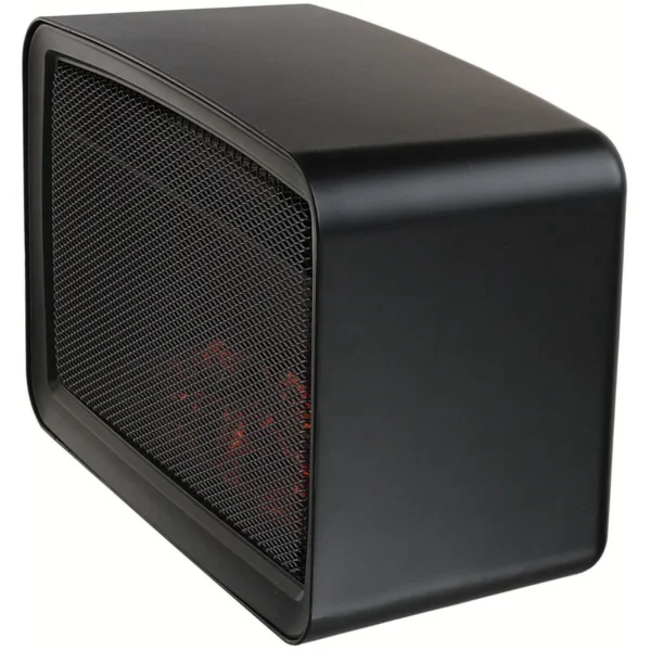 Aeroterma cu efect semineu DomoClip 1600W, 2 trepte de putere, negru - imagine 3