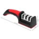Aparat de ascutit cutite Ruhhy, 3 etape de ascutire, maner anti-alunecare, rosu - imagine 6