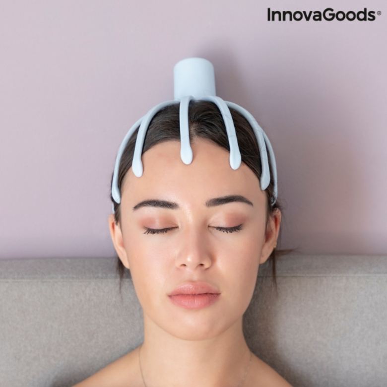 Aparat de masaj pentru cap reincarcabil Helax InnovaGoods Wellness Relax, 3 moduri de masaj, USB 1 Aparat de masaj pentru cap reincarcabil Helax InnovaGoods Wellness Relax 3 moduri de masaj USB 5