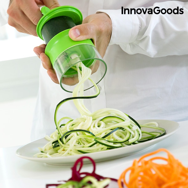 Aparat de tocat legume in spirala Mini Spiralicer InnovaGoods Kitchen Foodies 1 Aparat de tocat legume in spirala Mini Spiralicer InnovaGoods Kitchen Foodies 4
