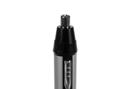 Aparat de tuns Trimmer pentru nas si urechi cu 3 capete acumulator 13cm grinegru 5