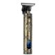 Aparat de tuns si barbierit Trimmer Vintage multifunctional, acumulator, 3 capete interschimbabile, Negru/Auriu - imagine 11