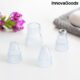 Aparat electric facial de curatare a punctelor negre Pore Off, InnovaGoods, portabil, 4 capete interschimbabile - imagine 3