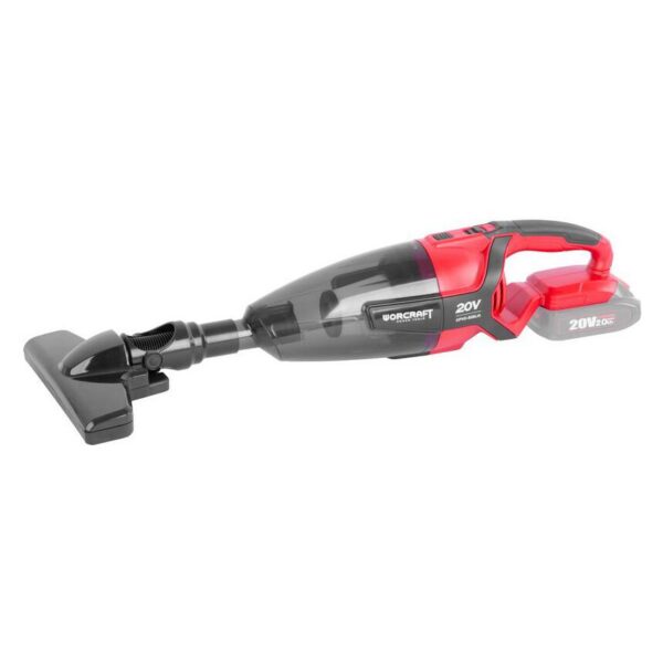 Aspirator auto, 20V Li-ion (acumulator neinclus), cu accesorii, 8 kPa, 600 ml, Worcraft - imagine 11