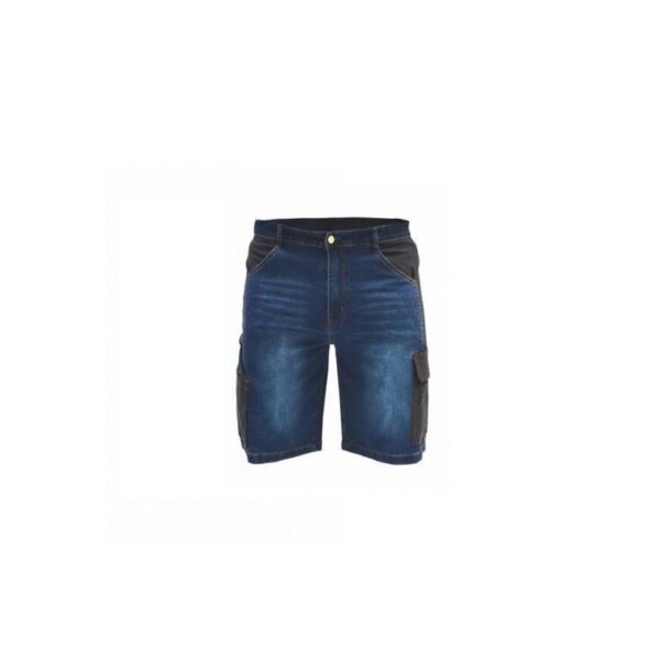 Pantaloni scurti de lucru tip blugi, slim fit, model Denim, marimea LD/54, Dedra - imagine 5