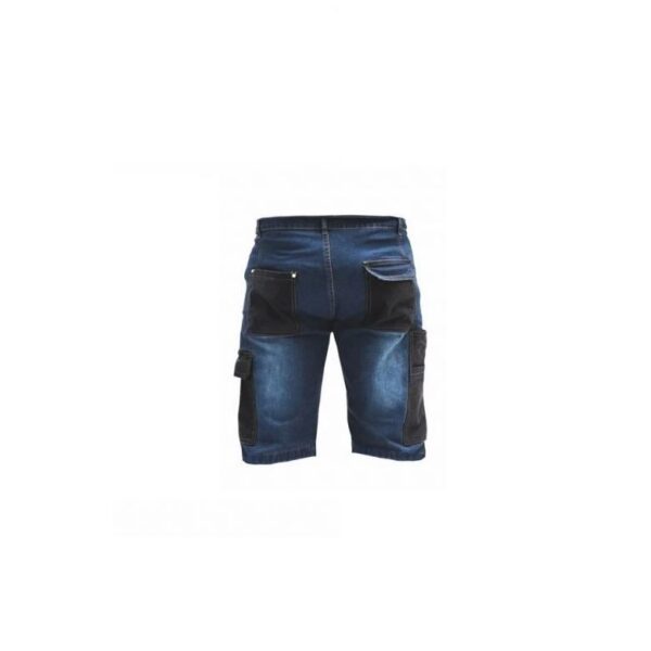 Pantaloni scurti de lucru tip blugi, slim fit, model Denim, marimea XXL/58, Dedra - imagine 4