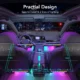 Banda LED Auto Govee H7090 RGBIC, Sincronizare Muzica, Control App, Telecomanda, 30 de scene - imagine 7