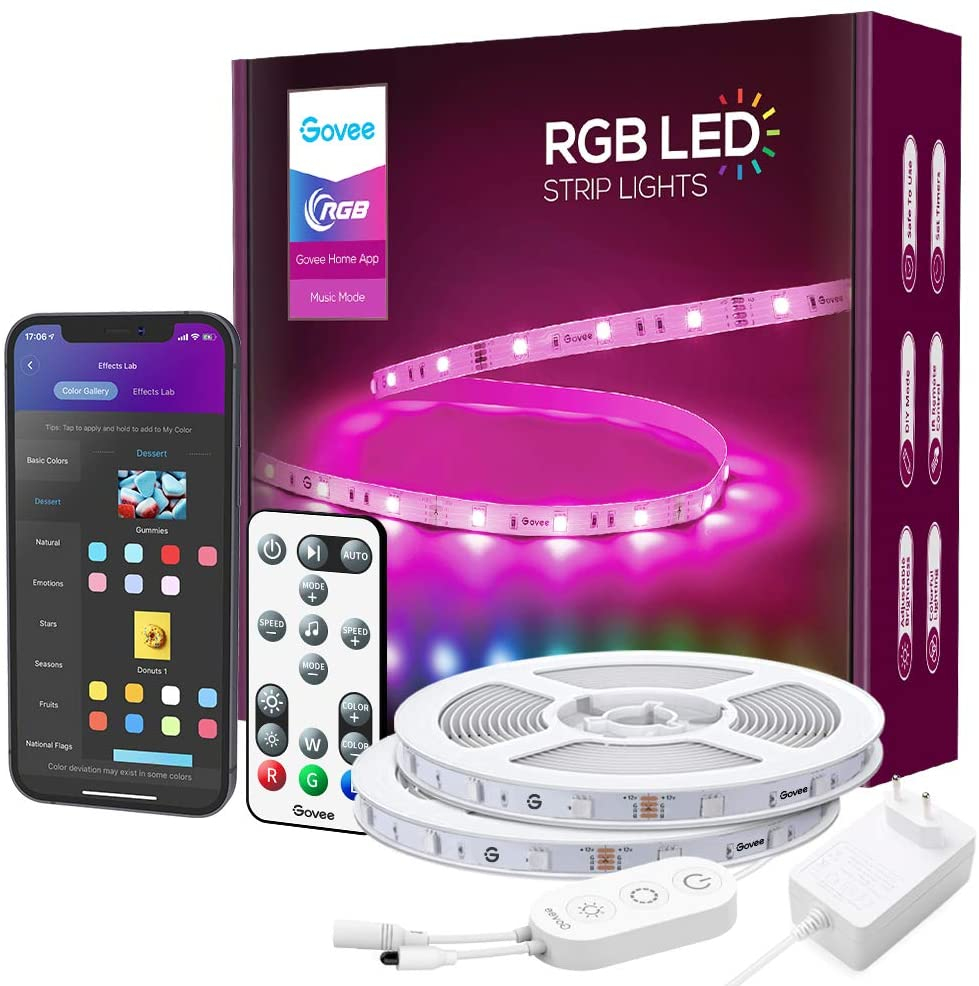 Banda-LED-Govee-H6154-RGB-Sincronizare-Muzica-Wifi-si-Bluetooth-15m-Telecomanda-Alexa-Google-Asistant-5.jpg Banda LED Govee H6154 RGB, Sincronizare Muzica, Wifi si Bluetooth 15m, Telecomanda, Alexa , Google Asistant - imagine 1