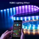 Banda LED Govee Phantasy PRO, RGBIC, Waterproof, Sincronizare Muzica, Wifi, 10m, Exterior, Telecomanda. Control aplicatie - imagine 3