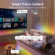 Banda LED Govee RGBIC Pro H619C, 10m, Sincronizare Muzica, Wifi si Bluetooth, Alexa , Google Asistant, strat protector - imagine 6