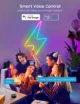 Banda LED Neon Govee H61A0 RGBIC, Inteligenta, Sincronizare Muzica, Wifi, 3m, IP67, Alexa , Google Asistant - imagine 5