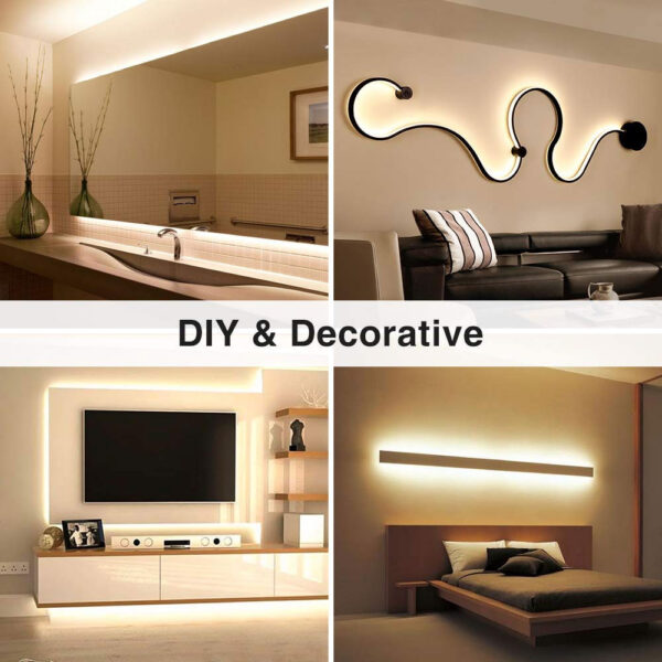 Banda LED Novostella 6 m, 360 Leduri Lumina alb-calda, Dimmer 3000K - imagine 4