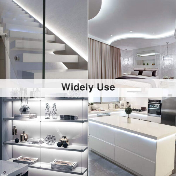 Banda LED Novostella 6 m, 360 Leduri Lumina alb rece, Dimmer 6000K - imagine 3