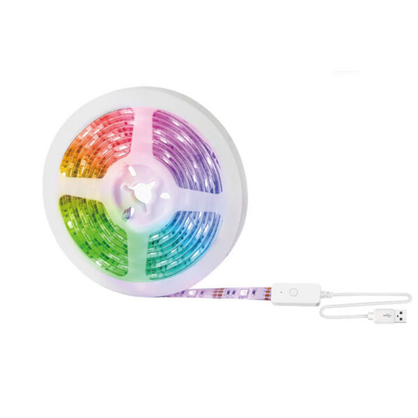 Banda LED RGB Smart NiteBird SL1 WiFi USB, 2.8 metri, sincronizare cu muzica - imagine 5