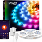 Banda LED RGB Smart NiteBird SL2 WiFi, 5 metri, sincronizare cu muzica