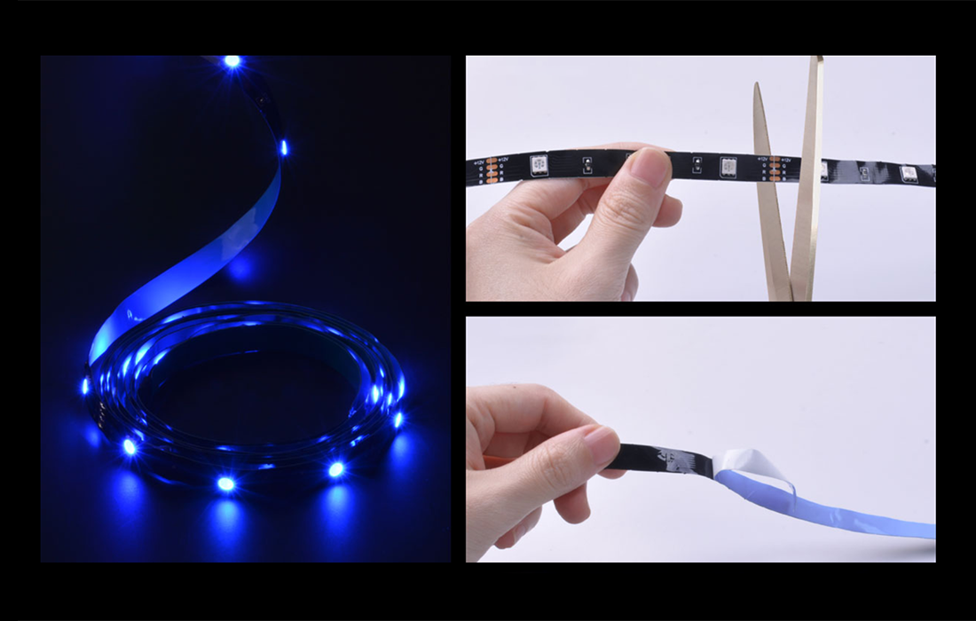 Banda LED RGB inteligenta Sonoff L2 Lite Wi Fi Bluetooth telecomanda sincronizare muzica lumina colorata 5m 22