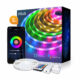 Banda LED Smart Nous WiFi, 5 metri, 24W, 16 mil de culori, Control APP