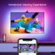 Banda LED TV Govee Immersion Wi-Fi TV RGBIC, Camera ColorSense 1080p HD, 3.8 m - imagine 2