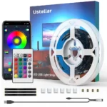 Banda LED TV RGB Ustellar, Smart, USB, Telecomanda, 2 m, LED 5050, 60 Leduri