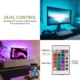 Banda LED TV RGB Ustellar, Smart, USB, Telecomanda, 2 m, LED 5050, 60 Leduri - imagine 4