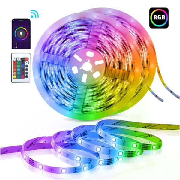 Banda LED Teckin SL07, 10m RGB, Sincronizare Muzica, Smart, Wifi, Smart Life, Telecomanda, Alexa, Google Assistant - imagine 6