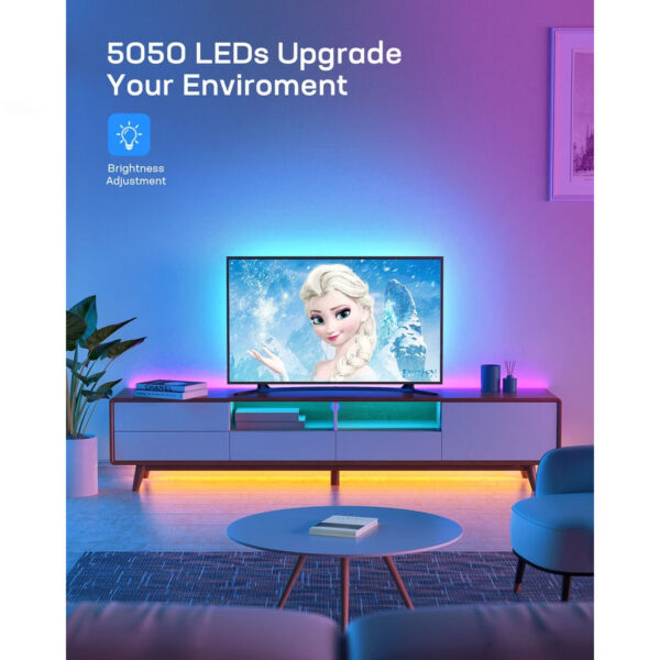 Banda LED Teckin SL07, 10m RGB, Sincronizare Muzica, Smart, Wifi, Smart Life, Telecomanda, Alexa, Google Assistant - imagine 7