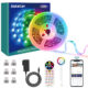 Banda LED Ustellar 6M RGBIC, Sincronizare Muzica, Smart, Wifi, Telecomanda, Alexa, Google Assistant