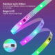 Banda LED Ustellar 6M RGBIC, Sincronizare Muzica, Smart, Wifi, Telecomanda, Alexa, Google Assistant - imagine 4