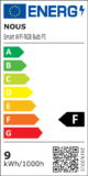 Bec LED RGB Smart NOUS P3, E27, Control din aplicatie - imagine 9